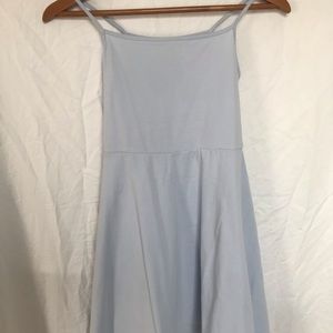 light blue dress